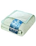 VK Living タオルケット 接触冷感 夏用 シングル リバーシブル 【SUPER ICE】 冷感＆タオル地 140×190cm ひんやり 24時間持続制菌消臭 除湿速乾 軽量 丸洗いOK たおるけっと 冷感ケット クールケット シロクマネイビー VKJ013-SH-BJXNV1