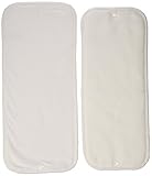 Thirsties Stay-Dry Duo Insert, White, Size Two (18-40 lbs) by Thirsties