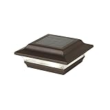Classy Caps SL211R Aluminum Imperial Solar Post Cap, 4 x 4-Inch, Bronze by Classy Caps