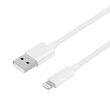 オウルテック ブレイデッドケーブル 高耐久ナイロン Type-A to Lightning 耐屈曲1万回 急速充電 2.4A 充電／データ転送 ホワイト 2m OWL-CBN1AL20-WH