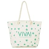 VIVA! ISLAND ビバアイランド BEACH TOTE BAG 帆布トートバッグ アウトドア タウン マリンスポーツ カジュアル (グリーン)