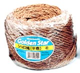 ゴールデンスター 結束用品 シュロ縄平巻(茶) 3mmx約100m   3427