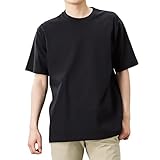 [ヘインズ] 半袖Tシャツ 綿100% M L LL 3色展開 コットン 無地 清潔感 タグレス クルーネック BEEFY-T(R) ブランド 人気 トップス メンズ ブラック:L