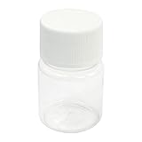 30ミリリットル23ミリメートルDiaの口ホワイトクリアプラスチックの化学収納ケースボトル