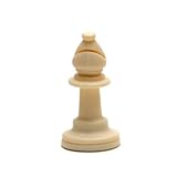 WE Games Tournament Staunton Replacement Chess Piece - Heavy Weighted Light Bishop - Matches ASIN B0