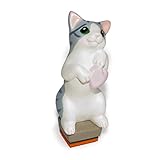 ペットラバーズ こころ猫はんコ B-6003 サバトラ白 なかの由峰