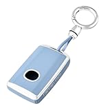 [OFFCURVE] 新型 CX8 CX5 CX30 適合 CX60 CX-30 CX-8 ロードスター キーケース キーカバー キーシェル 新型 マツダ 専用 スマートキーケース (Silver Blue1)