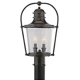 Troy 28955499 Two Light English Bronze Post Light by Troy