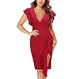 [UKDSDGQ] サマードレス ドレス セクシー ファッション きれいめ タイトドレス ワンショルダー 七分袖 ハイウエスト アシンメトリ