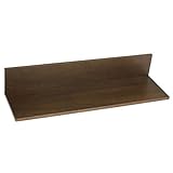 arne ウォールラック 壁掛け棚 本棚 木製 飾り棚 幅80cm 石膏ボード L字型棚 シェルフ up rack 800 ウォールナット