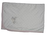 Kissy Kissy Baby-Girls Infant Toy Box Dots Print Receiving Blanket-White With Pink-One Size [並行輸入品]