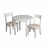 Gift Mark Children's Round Table with 2 Matching Upholstered Chairs by Gift Mark [並行輸入品]