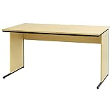 LOOKIT ワークデスク 幅140cm×奥行70cm パソコンデスク 勉強机 木製 デスク 木目 ナチュラル WDH-1470