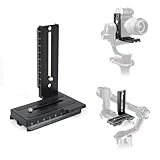 Akeipho Lブラケット 垂直マウント クイックリリースプレート DJI Ronin RSC2 / RS2 / RS3 Zhiyun Weebill S ジンバル デジタル一眼レフカメラ 三脚 一脚用