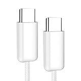 セイワ(SEIWA) USB-C & USB-C ケーブル PD対応 ナイロンUSBケーブル CtoC 1m ホワイト D639 ケーブル長 1.0m PD 急速充電 60W データ通信可能 高耐久 iPhone15対応 Andrioid