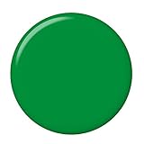 無地缶バッジ 【緑】 ボールチェーンタイプ