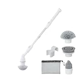 TWINBIRD(ツインバード) 充電式バスポリッシャー 電動 お掃除ブラシ 電動ブラシ コードレス 風呂掃除 浴室 充電式 防水 ホワイト BD-4192W