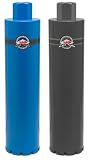 MK Diamond 158714 3-Inch Black Turbo Supreme Grade Core Bits For Hard Aggregate With Heavy Steel by 