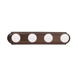 Kichler Lighting 5017tzクラシック4-light化粧台器具、Tanneryブロンズ仕上げby Kichler