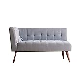 カウチソファー グレータイプ カウチソファー カウチ ソファー ソファ 2人掛けソファー 2人掛けソファ 二人 2人 北欧 ナチュラル ファブリック 布製 2人掛け 2人掛けソファー 2P おしゃれ