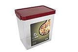 Click Clack Kitchen Essentials 4.5 Quart Airtight Container, Red Lid by Click Clack