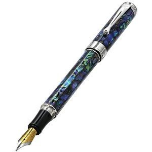 Xezo Maestro Natural Sea Shell M:ミディアム（中字） 万年筆 with