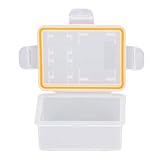 NP FZ100用カメラバッテリーケースホルダーボックス、ILCE 9 A7R4 A7M4 A7RM4用スロットデザイン付きバッテリーおよびストレージカード収納ケース