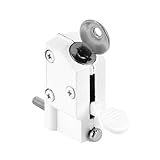 prime-line製品U 9884スライドドアロック、キー設定、step-on、ホワイト仕上げ