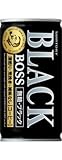 サントリー BOSS 無糖ブラック （185g×30缶）×2ケース