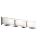 Elan 83896 Kelsi Vanity Bath壁照明、3ライトLED合計30ワット、クロム