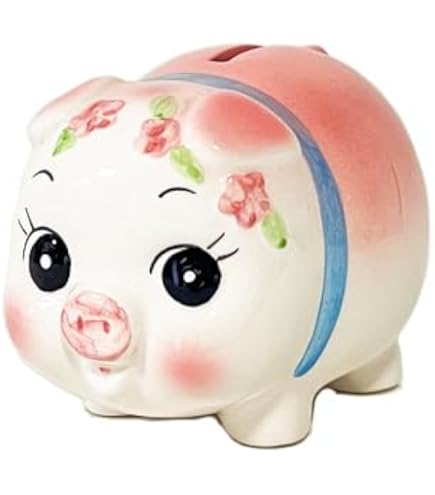 Amazon | クラフトマンハウス ブタの貯金箱 レトロ・中 日本製 | 貯金
