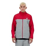 [ニューバランス] Athletics ウーブンジャケット (MJ41506) ウィンブレ ウィンドブレーカー メンズ TRE(チームレッド)
