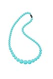 BB Necklace Chalk Blue Teething Necklace - A Modern and Fashionable Solution to an Age Old Teething 