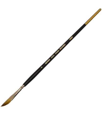 Amazon.co.jp: ホルベイン 水彩画筆 ブラックリセーブル SQ-T キャッツ