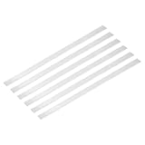 uxcell アルミフラットバー 6本セット 厚み2mm 幅16mm 長さ305mm アルミ平角棒 工業・建築向け金属平板 シルバー 切削 穴あけ 加工容易 DIY 補修 補強金具 止め金具 ホビー用
