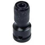 リタプロショップ® インパクトレンチ用 ソケットアダプター 1/2 四角-1/4 六角軸 変換アダプター 12.7mm 6.35mm