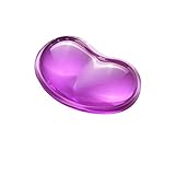 雑貨の国のアリス マウス 手首 リストレスト パッド サポート シリコン ジェル 疲労軽減 ぷにぷに マウスパッド (パープル)