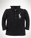 ラルフローレン [女の子9～24ヵ月]ポロラルフローレンビックポニー ポロシャツ[ブラック]並行輸入品