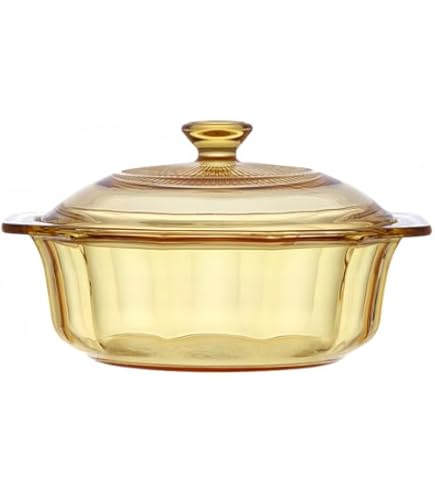 Amazon｜リュミナルク 両手鍋 ガラス ヴィトロ ブルーミング アンバー