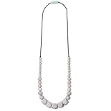 Mama & Little Sol Silicone Baby Teething Necklace for Moms - Nursing Necklace in Marble - Teething B