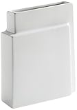 Torre & Tagus 901879A Duplex Glazed Ceramic Vase, Short, White [並行輸入品]