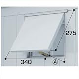 【配送は関東・東海限定です】　イナバ　バイク保管庫　小窓パネル　本体同時購入価格　KN-S　H9-0152