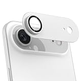 Hohotoon 対応 iPhone Air用のカメラ保護フィルム 薄型 一体型カバー アイフォン17 エア カメラカバー & いphone Air 用のレンズカバー、宇宙航空材料 アルミ合金+9H強化ガラス、耐衝撃 ARコーティング 高透過率 露出オーバー防止、粘着性強い、簡単貼り付け 、スマートフォンカメラガード（シルバー）