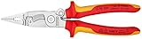 クニペックス (KNIPEX) プライヤー KNIPEX 1396-200TBK 絶縁エレクトロプライヤー 落下防止(BK) 1396-200TBK