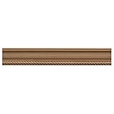 Ekena Millwork MLD02X02X03ADMA 2 1/4-Inch H x 2 3/8-Inch P x 3 1/4-Inch F x 96-Inch L Andrea Rope Ca