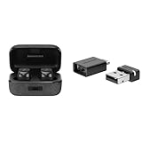 【セット買い】【Amazon.co.jp限定】ゼンハイザー Sennheiser ワイヤレスイヤホン Bluetooth MOMENTUM True Wireless 3 グラファイト（バッテリー強化版）+ BTD600 【国内正規品】