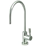 Malida Reverse Osmosis Water Filter Standard Faucet, Silver non air gap faucet Uses 1/4 inch Supply 