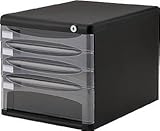 ナカバヤシ　セキュリティデスクトップケース４段 A4-SK4D