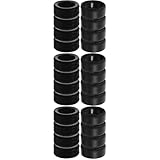 NOLITOY 1/64スケール ミニカー用交換ラバータイヤスキン 3セット入り 車おもちゃホイールアクセサリー ブラック 軽量ミニチュアタイヤパーツ