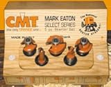 CMT Mark Eaton 5 Pice Router Bit Set; 1/2 shank by CMT